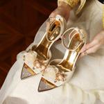 Exquisite Handcrafted Leather Women's Shoes: A Touch of Elegance and Luxury(Ediandian88076)
