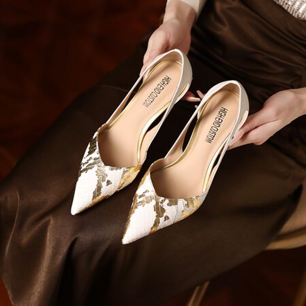 Exquisite Handcrafted Leather Women’s Shoes: Elegance in Every Stitch(Ediandian88161)