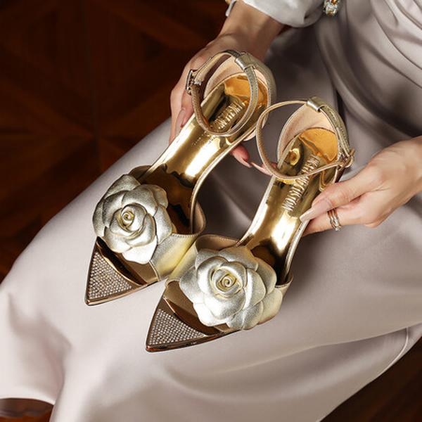 Exquisite Handmade Genuine Leather Women’s Shoes: Elegance Redefined(Ediandian88077)