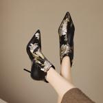 Handcrafted Leather Women's Shoes: Luxury & Elegance(Ediandian86003)