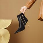 Exquisite Handmade Leather Women's Shoes - Luxury Craftsmanship(Ediandian86010)