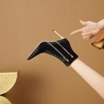 Exquisite Handmade Leather Women's Shoes - Luxury Craftsmanship(Ediandian86010)