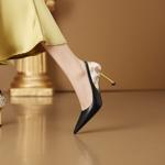 Handcrafted Genuine Leather Women's Shoes: Luxurious Elegance and Superior Craftsmanship(Ediandian86018)