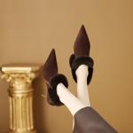 Handcrafted Luxury Real Leather Women's Shoes for Elegant Style(Ediandian86028)