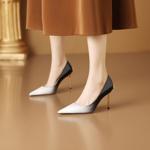 Exquisite Handmade Leather Heels: Timeless Elegance and Luxurious Craftsmanship(Ediandian86052)