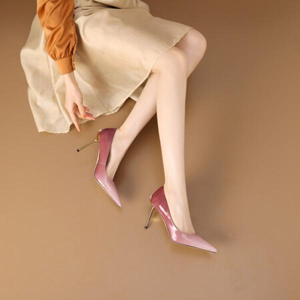 Exquisite Handmade Leather Heels: Timeless Elegance and Luxurious Craftsmanship(Ediandian86052)