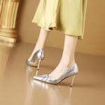 Handcrafted Leather Women's Shoes - Elegant Luxury Quality(Ediandian86056)