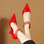 Handcrafted Genuine Leather Women's Shoes: A Fusion of Luxe Craftsmanship and Elegance(Ediandian86059)