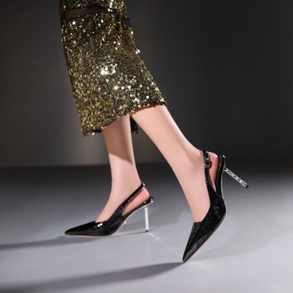 Handcrafted Luxury Leather Women's Shoes: Elegance in Every Stitch(Ediandian86070)