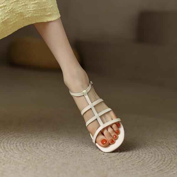 Handcrafted Leather Women's Shoes - Luxurious Elegance(EdidoML1097)