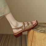 Elegant Handmade Leather Women's Shoes: Luxury Craftsmanship Redefined(EdidoML1110)