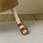 Elegant Handmade Leather Women's Shoes: Luxury Craftsmanship & Quality(EdidoML1116)