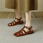 Elegant Handcrafted Leather Women's Shoes of Luxury Quality(Edido1109)