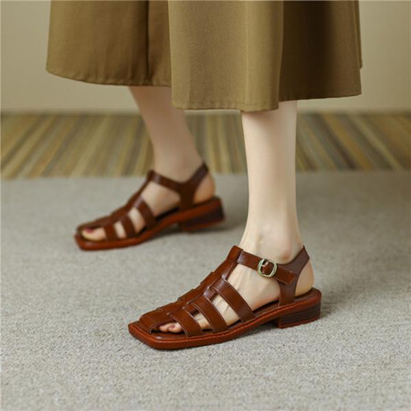 Elegant Handcrafted Leather Women's Shoes of Luxury Quality(Edido1109)