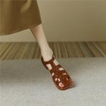 Elegant Handcrafted Leather Women's Shoes of Luxury Quality(Edido1109)