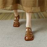 Elegant Handcrafted Leather Women's Shoes of Luxury Quality(Edido1109)