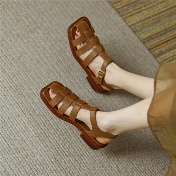 Elegant Handcrafted Leather Women's Shoes of Luxury Quality(Edido1109)