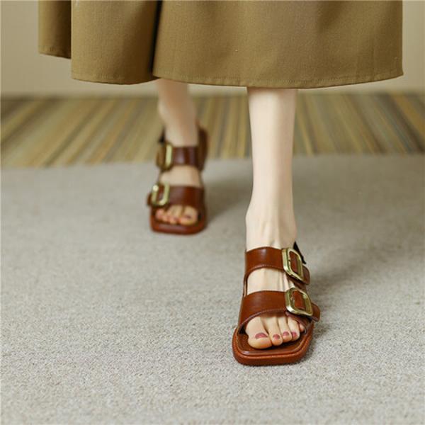 Handcrafted Genuine Leather Women's Shoes: Elegance in Every Stitch.(Edido1116)