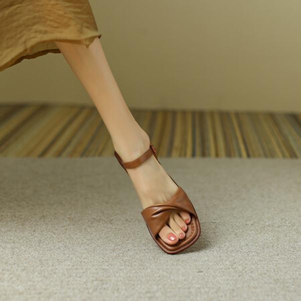 Handcrafted Luxury Leather Women's Shoes: Elegant Quality and Craftsmanship(EdidoML1209)