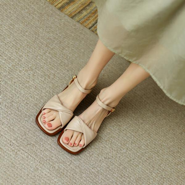 Handcrafted Luxury Leather Women's Shoes: Elegant Quality and Craftsmanship(EdidoML1209)