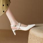 Handcrafted Luxury Leather Women's Shoes – Elegant Craftsmanship(EdidoD3148)