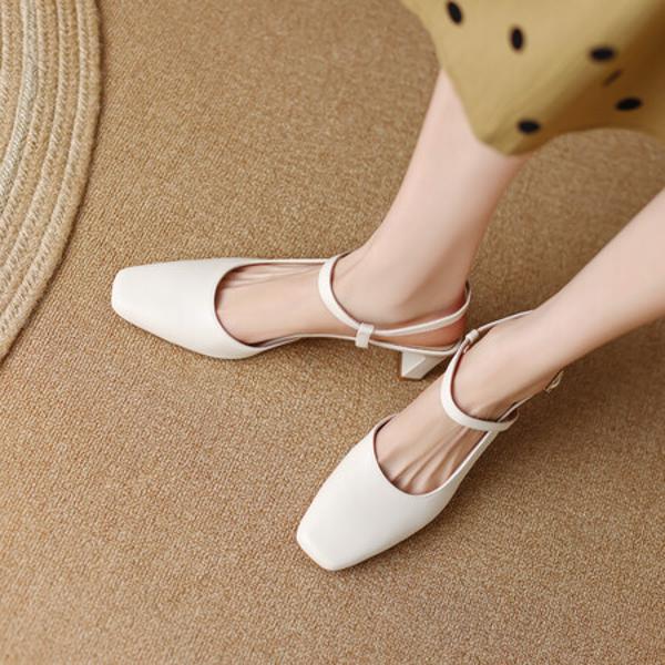 Handcrafted Luxury Leather Women's Shoes – Elegant Craftsmanship(EdidoD3148)