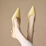 Handcrafted Luxury Leather Women's Shoes for Timeless Elegance(EdidoD3145)