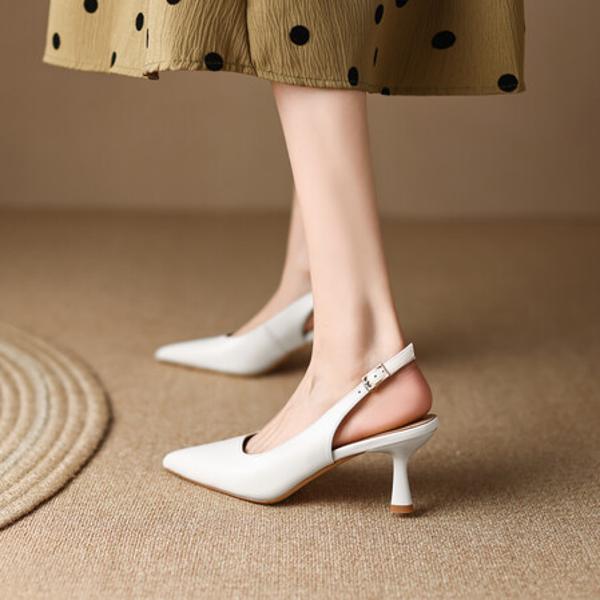 Handcrafted Luxury Leather Women's Shoes for Timeless Elegance(EdidoD3145)