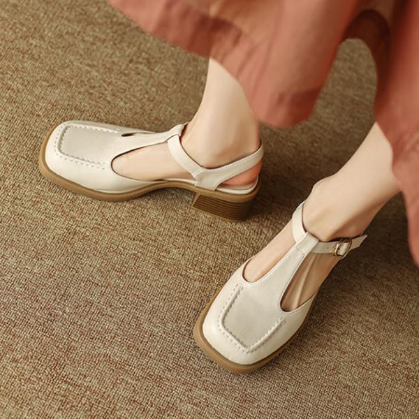 Handcrafted Genuine Leather Women’s Shoes – Elegant Design Meets Luxury Craftsmanship(EdidoD3162)