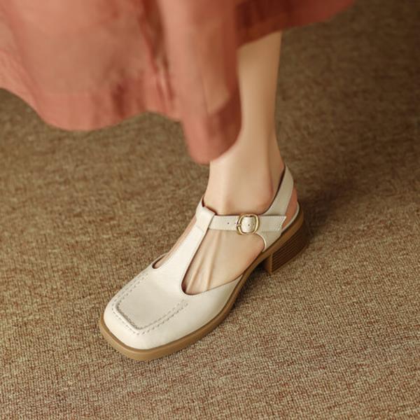 Handcrafted Genuine Leather Women’s Shoes – Elegant Design Meets Luxury Craftsmanship(EdidoD3162)