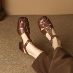 Handcrafted Luxury Leather Women's Shoes(EdidoL1213)