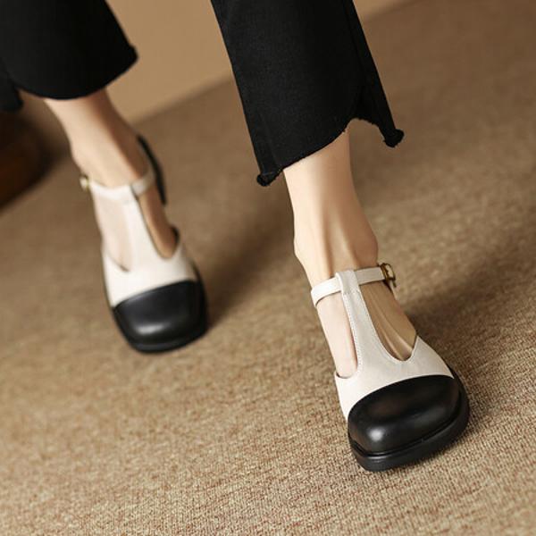 Handcrafted Leather Women's Shoes: Elegant Luxury Quality(EdidoD3161)