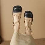 Handcrafted Leather Women's Shoes: Elegant Luxury Quality(EdidoD3161)