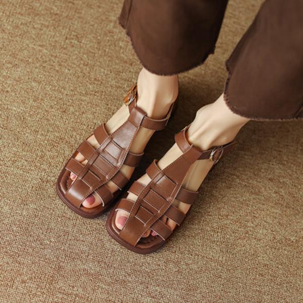 Handcrafted Luxury Leather Women's Shoes - Elegant Artisan Quality(EdidoL1223)