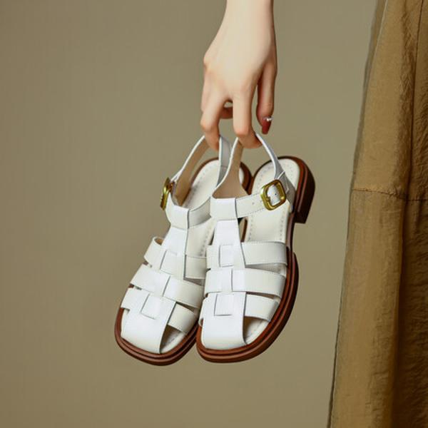 Exquisite Handcrafted Leather Women's Shoes for Elegant Style(EdidoL1118)