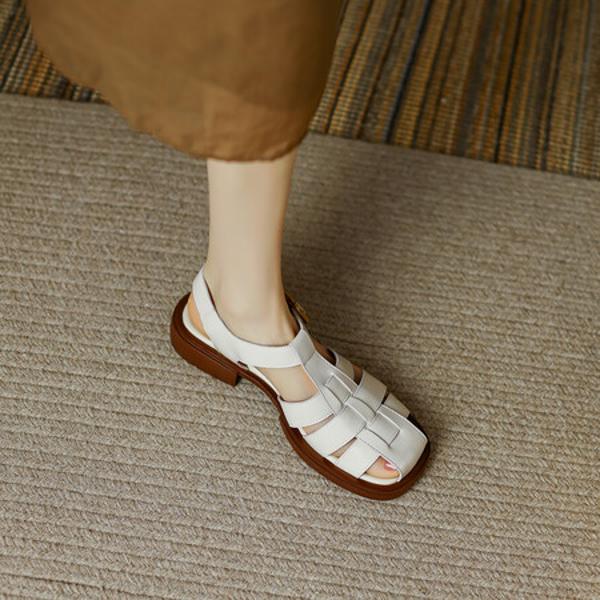 Exquisite Handcrafted Leather Women's Shoes for Elegant Style(EdidoL1118)