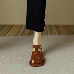 Exquisite Handcrafted Leather Women's Shoes for Elegant Style(EdidoL1118)