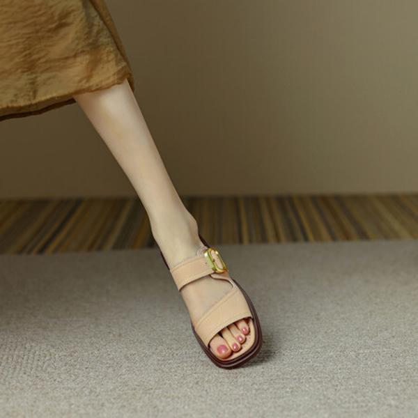 Handcrafted Luxury Leather Women's Shoes: Elegance in Every Stitch(EdidoL1119)