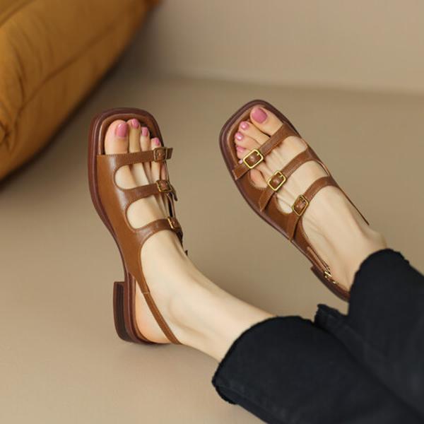 Handcrafted Genuine Leather Women's Shoes: Luxurious Elegance and Quality.(EdidoL1226)