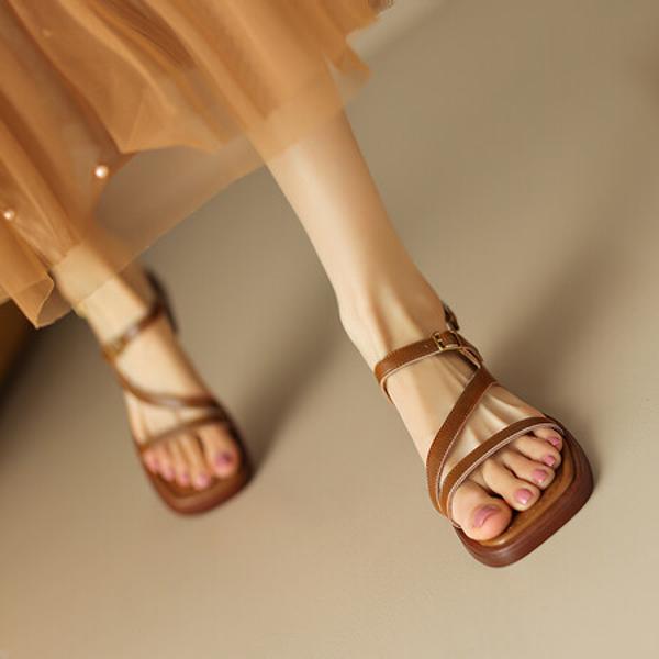 Elegance Redefined: Handmade Genuine Leather Women's Shoes(EdidoL1233)