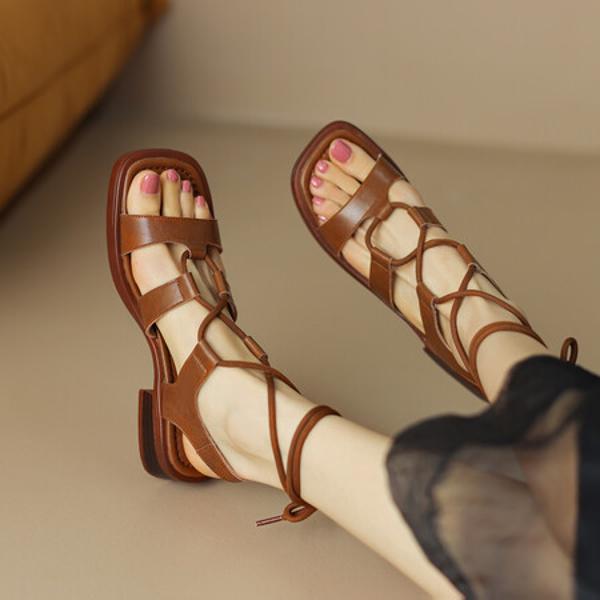 Handcrafted Luxurious Genuine Leather Women's Shoes(EdidoL1229)