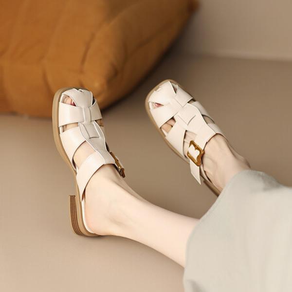 Luxurious Handcrafted Genuine Leather Women's Shoes(EdidoL1236)