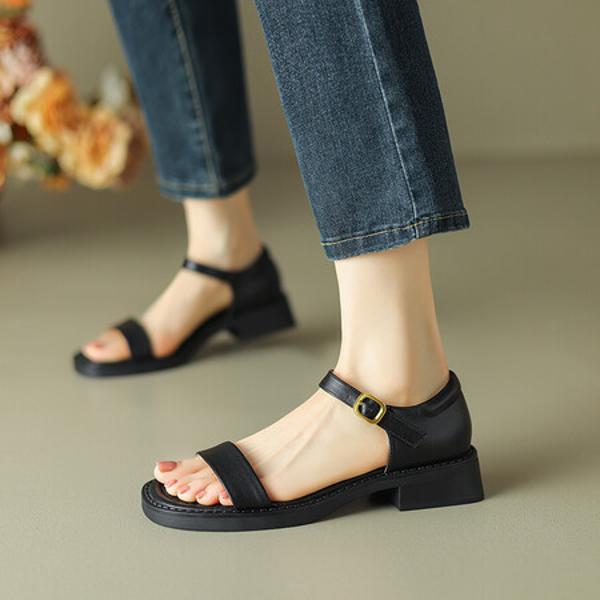 Handcrafted Luxury Leather Women’s Shoes: Elegance in Every Stitch(EdidoL1271)