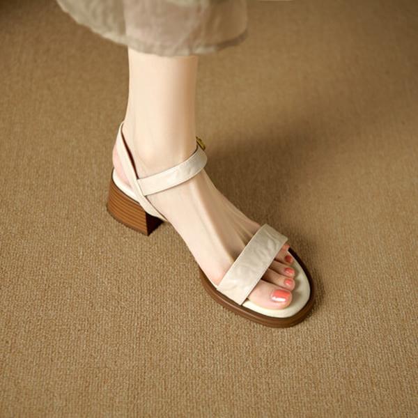 Exquisite Handcrafted Leather Women's Shoes: Luxurious Elegance Redefined(EdidoL1298)