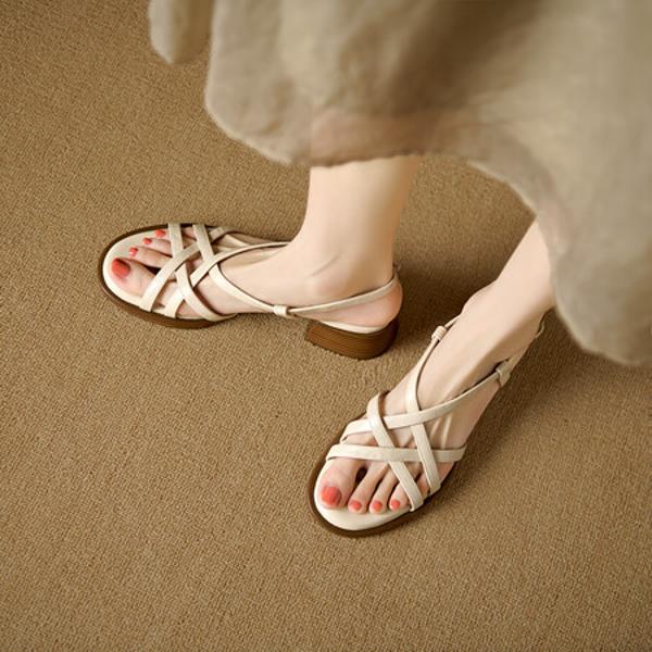 Elevate Elegance: Exquisite Handcrafted Genuine Leather Women's Shoes(EdidoL1292)