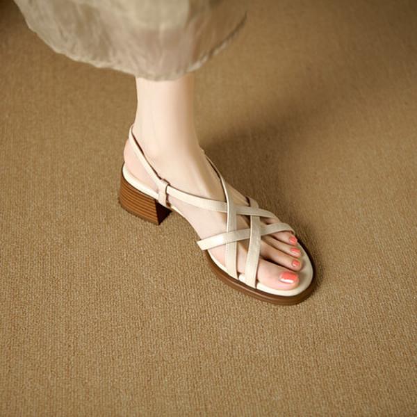 Elevate Elegance: Exquisite Handcrafted Genuine Leather Women's Shoes(EdidoL1292)