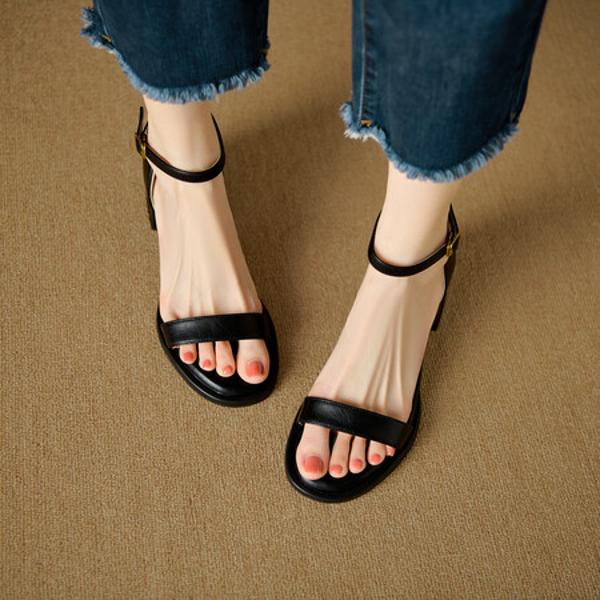 Elegant Handcrafted Leather Women's Shoes: Luxury Redefined(EdidoL1306)