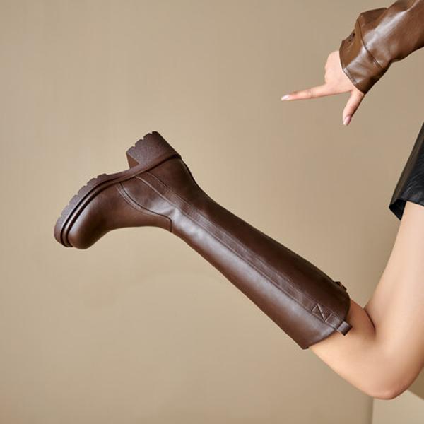 Luxury Handmade Leather Women's Shoes - Elegant Craftsmanship(EdidoF7007)