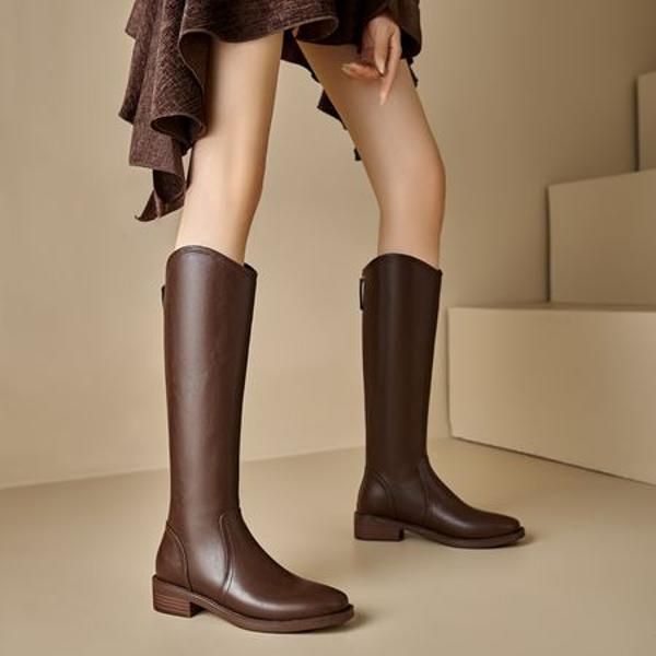 Handcrafted Leather Women's Shoes: Luxurious Elegance(Edido7008)