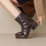 Handcrafted Genuine Leather Women's Shoes: Luxurious Elegance & Quality(EdidoX982)